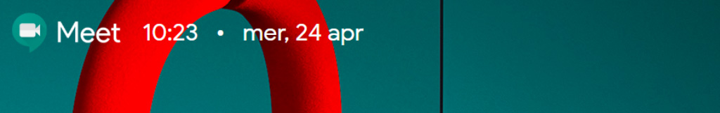 Condivisione con Google Meet